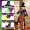 Halloween Inflatables Witch Outdoor Decorations 4 FT with Build-in LED Lights (Multicolor)